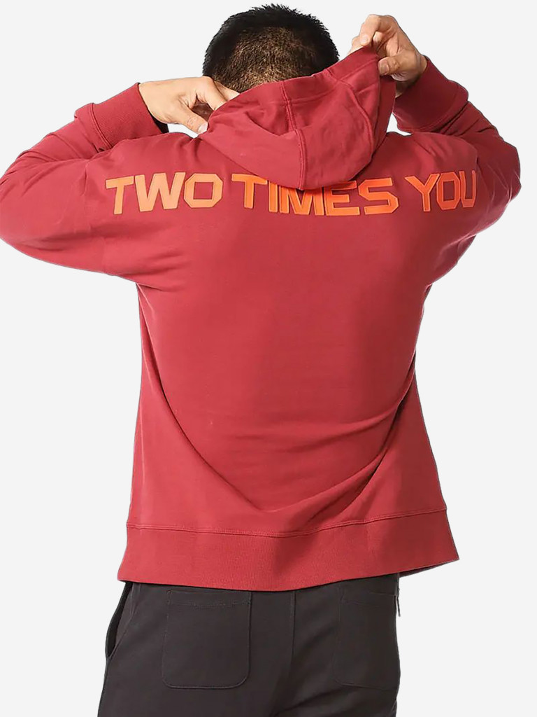 Худи 2XU Contender Oversized Hoodie Red