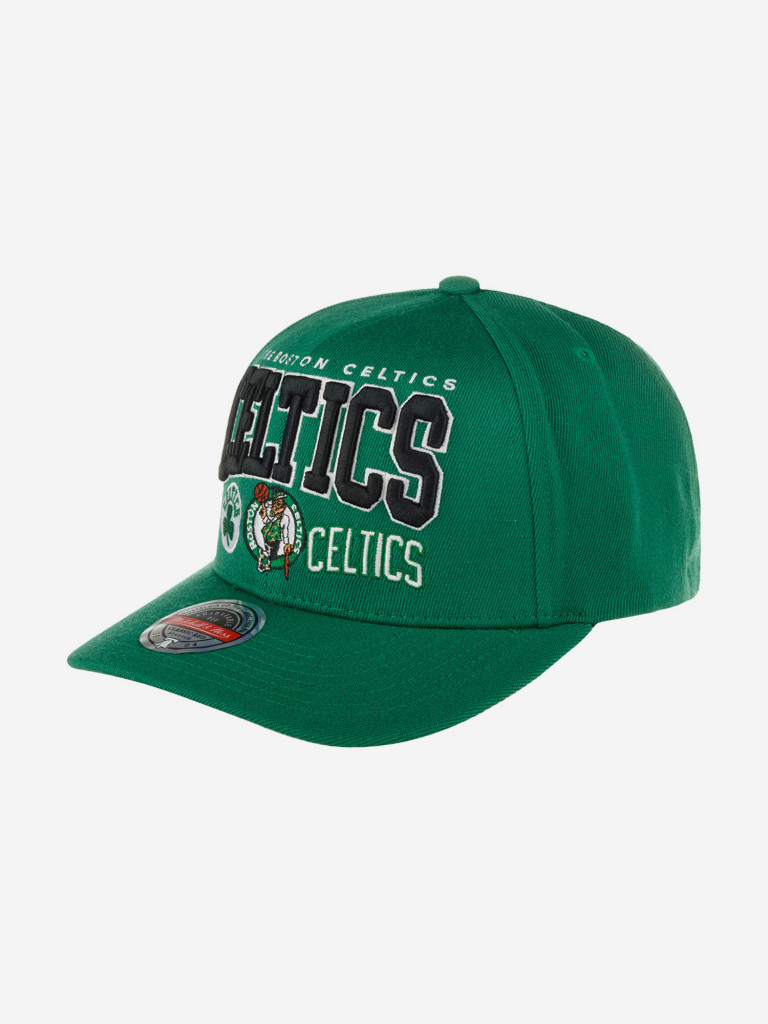 Бейсболка MITCHELL NESS HHSSINTL1264-BCEGREN Boston Celtics NBA (зеленый)