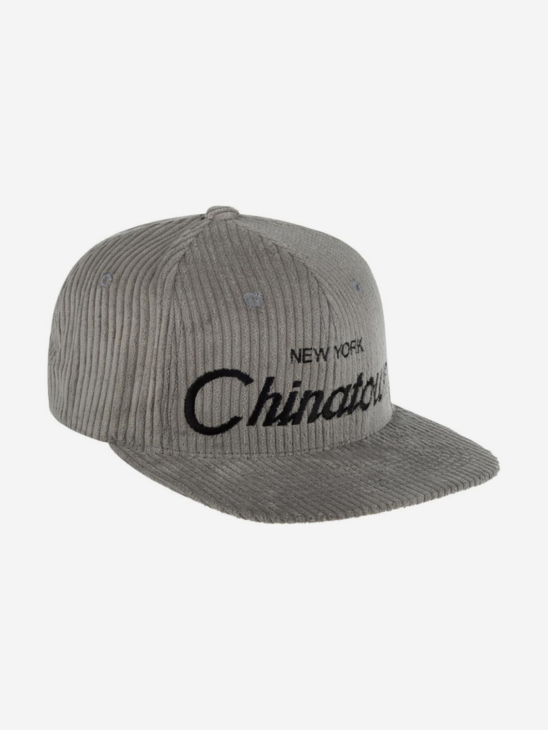 Бейсболка с прямым козырьком HOOD 103-SWC001-NY032-GY Chinatown Cord II (серый)