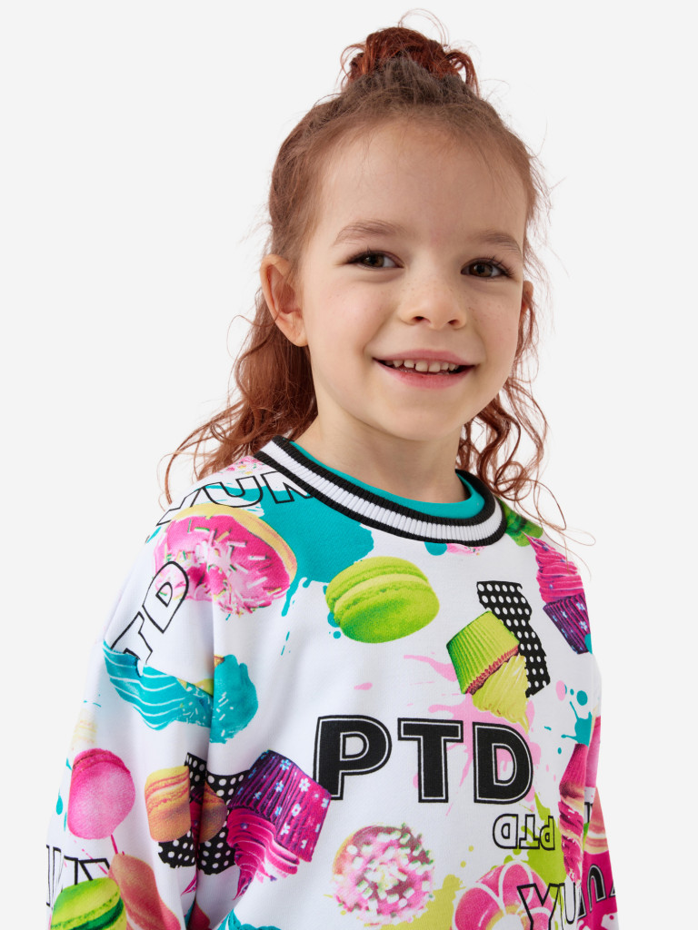 Комплект для девочек: свитшот, брюки PlayToday