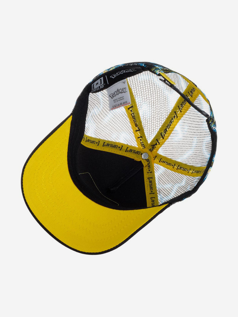 Бейсболка с сеточкой CAPSLAB CL/PKM3/1/ELE1 Pokemon Pikachu (черный)