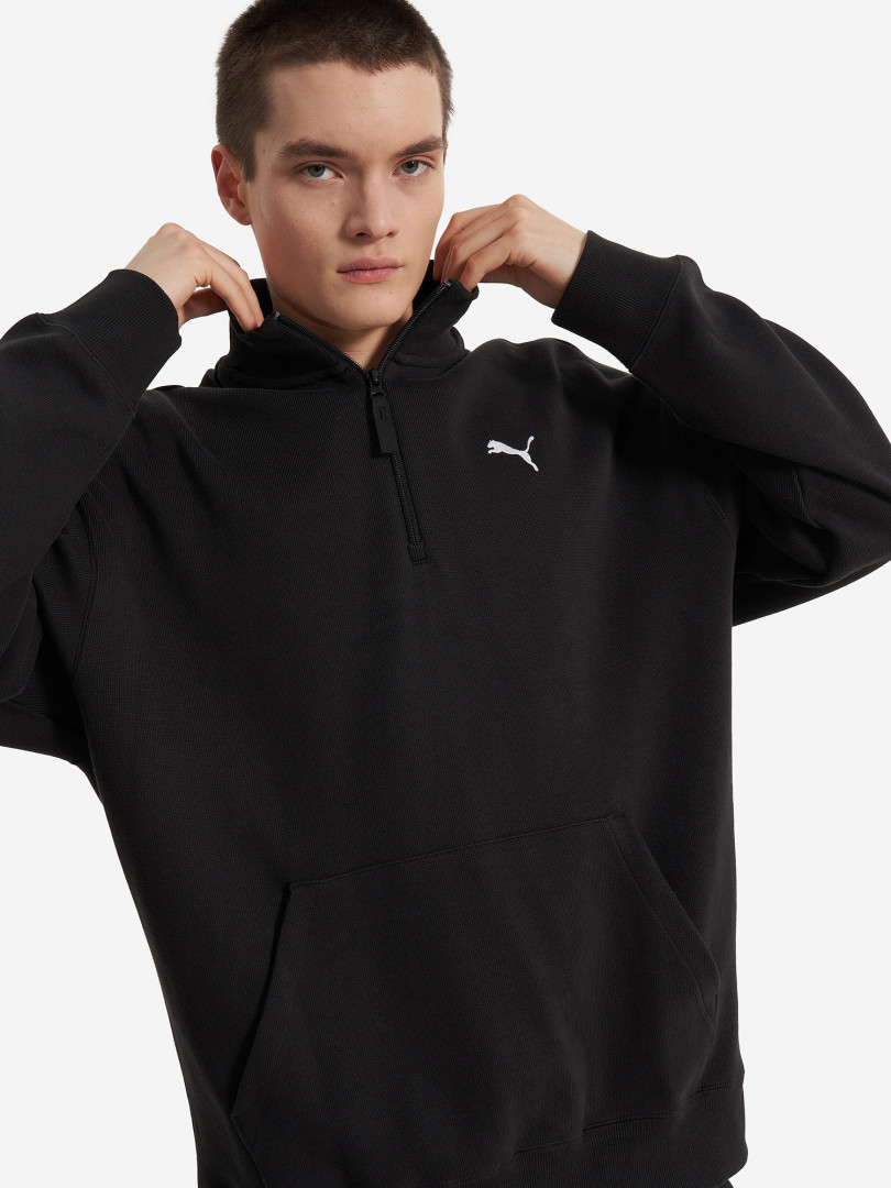 фото Толстовка мужская puma wardrobe ess, черный