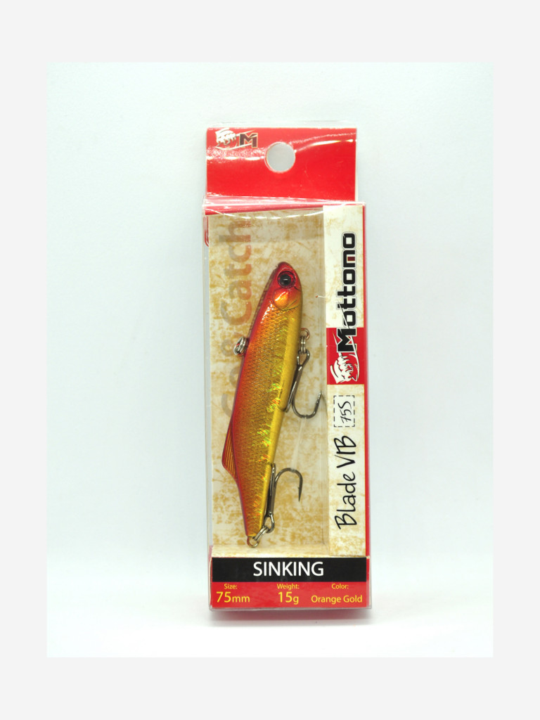 Воблер Mottomo Blade VIB 75S 15g Orange Gold