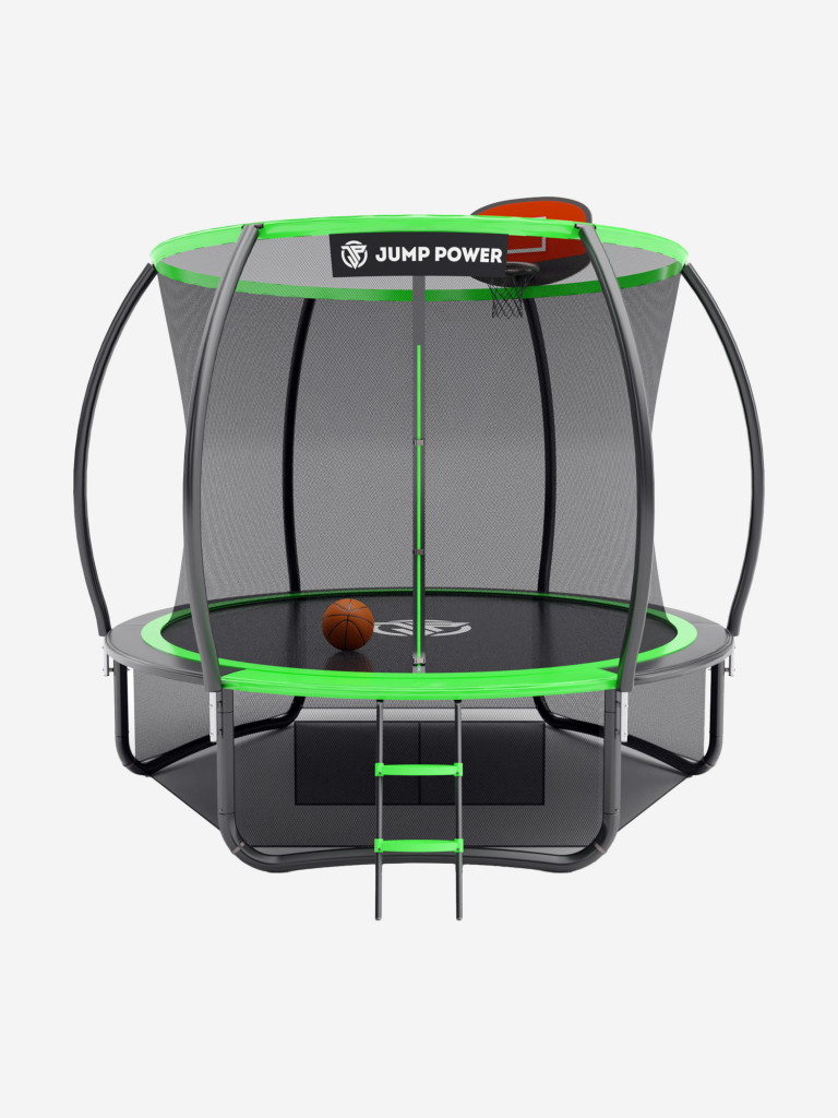 Каркасный батут Jump Power 10 ft Pro Inside Basket Green