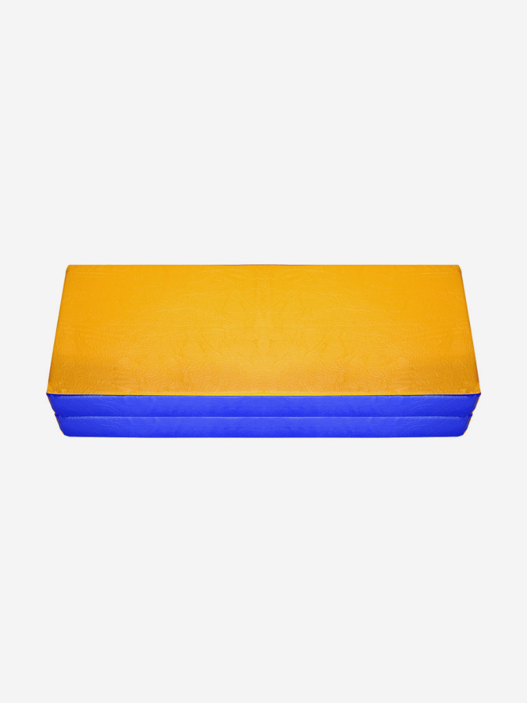 Мат для шведской стенки (100x100x10 см) Sportlim Сине-желтый