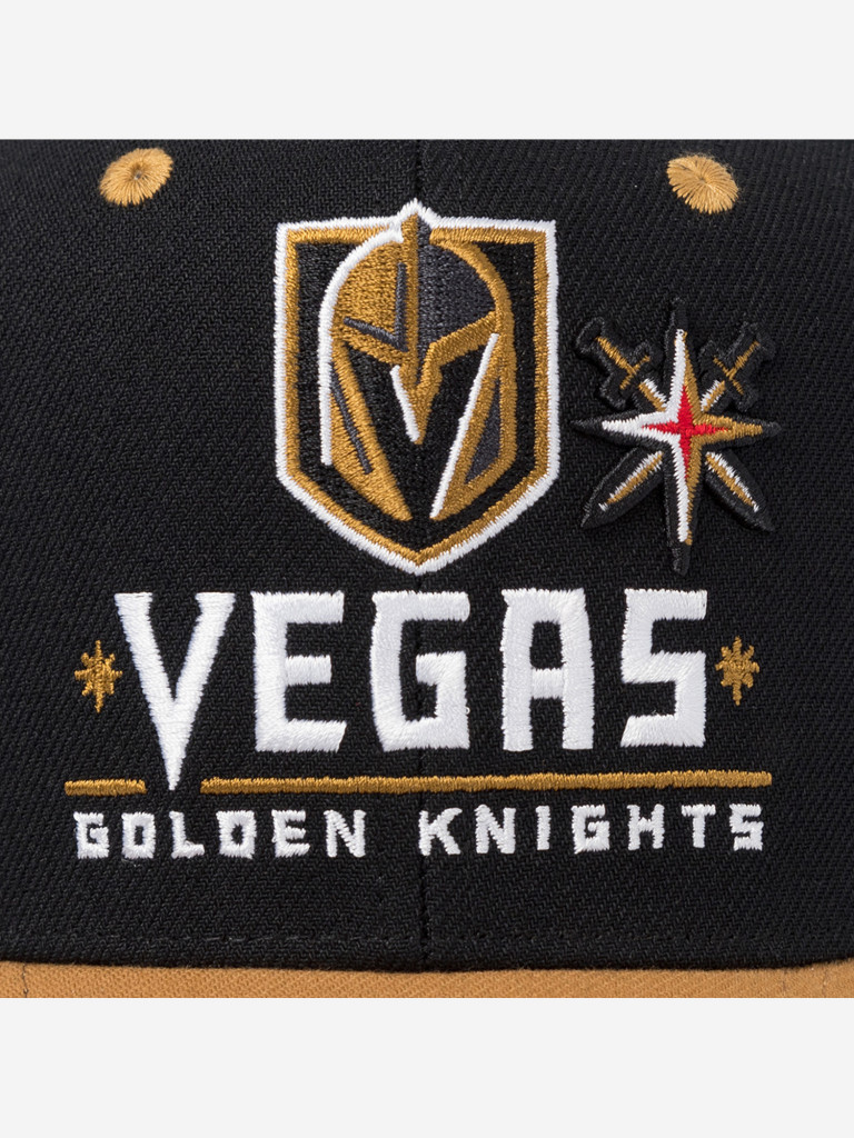 Бейсболка MITCHELL NESS HP8591-VGKBLCK Vegas Golden Knights NHL (черный)
