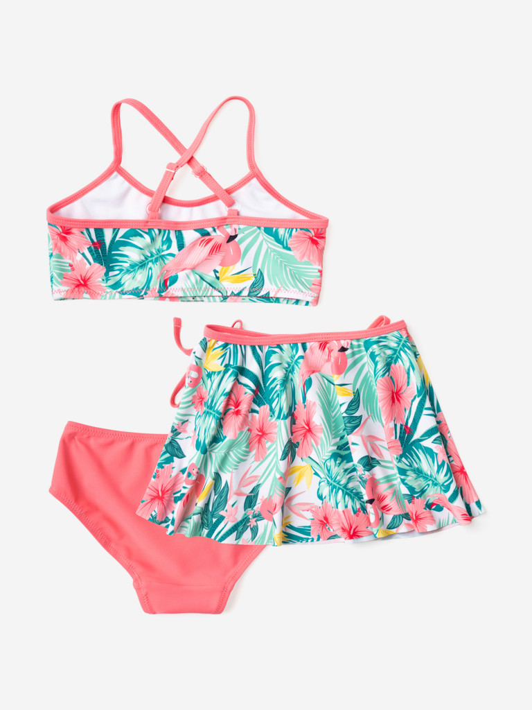 Комплект для девочки: купальный костюм, юбка PlayToday