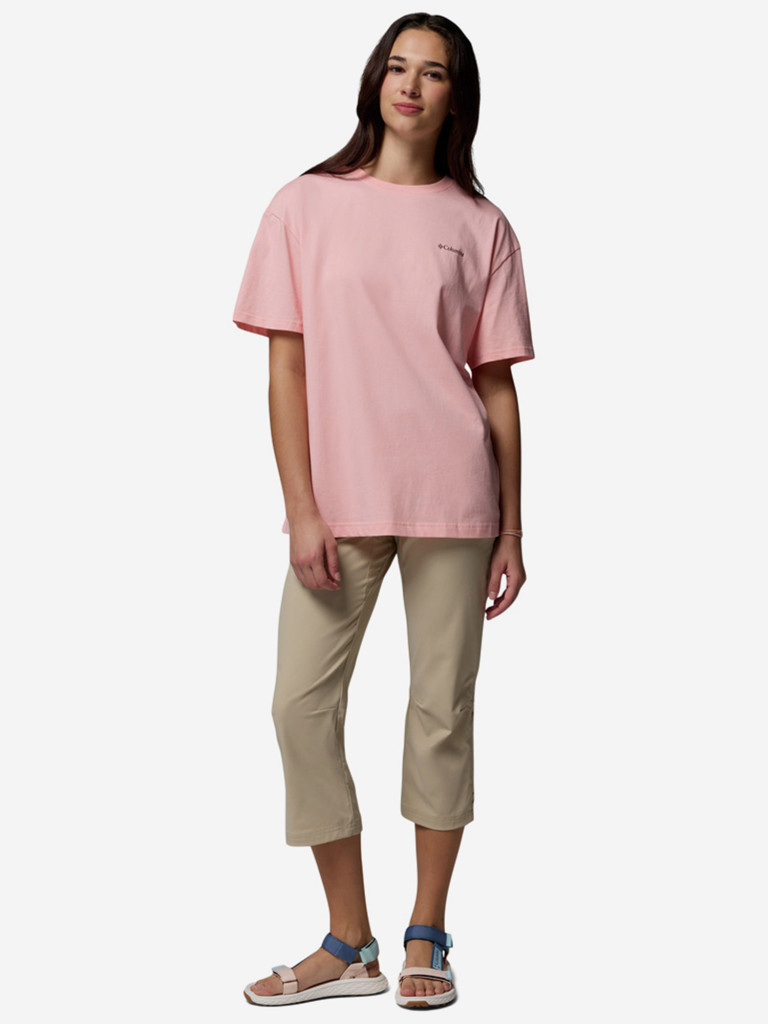 Футболка женская оверсайз Columbia Rolling Bend Graphic Oversized Tee