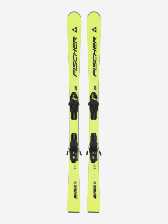 Горные лыжи детские Fischer RC4 Pro + крепления FS 7