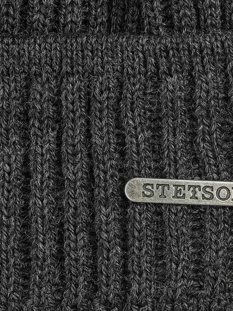 Шапка с отворотом STETSON 8529301 PARKMAN (серый)