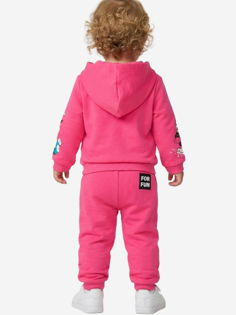Комплект для девочек: толстовка, брюки PlayToday