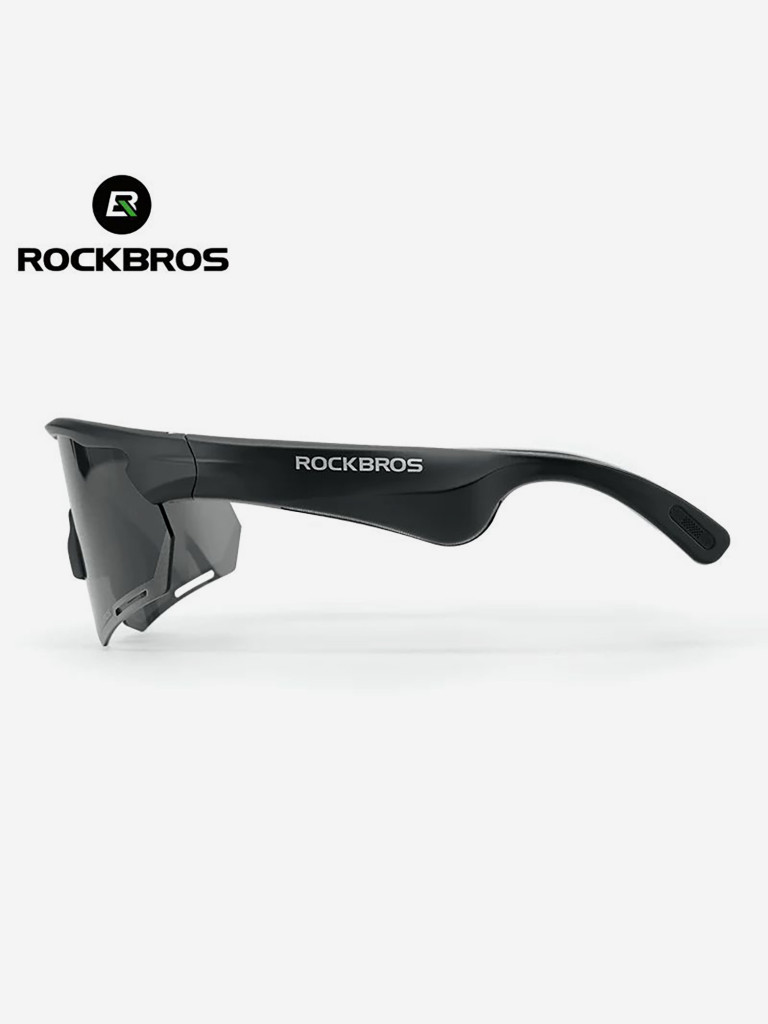 Очки велосипедные ROCKBROS черные с bluetooth гарнитурой