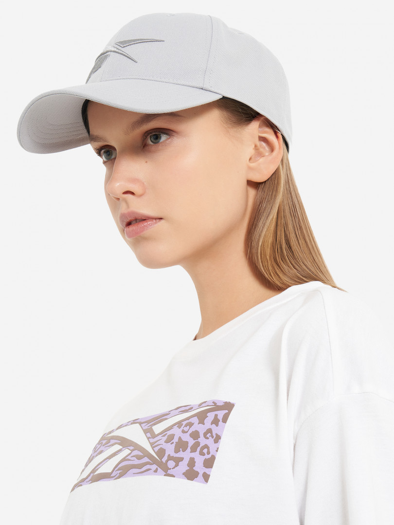 фото Бейсболка reebok vector, серый