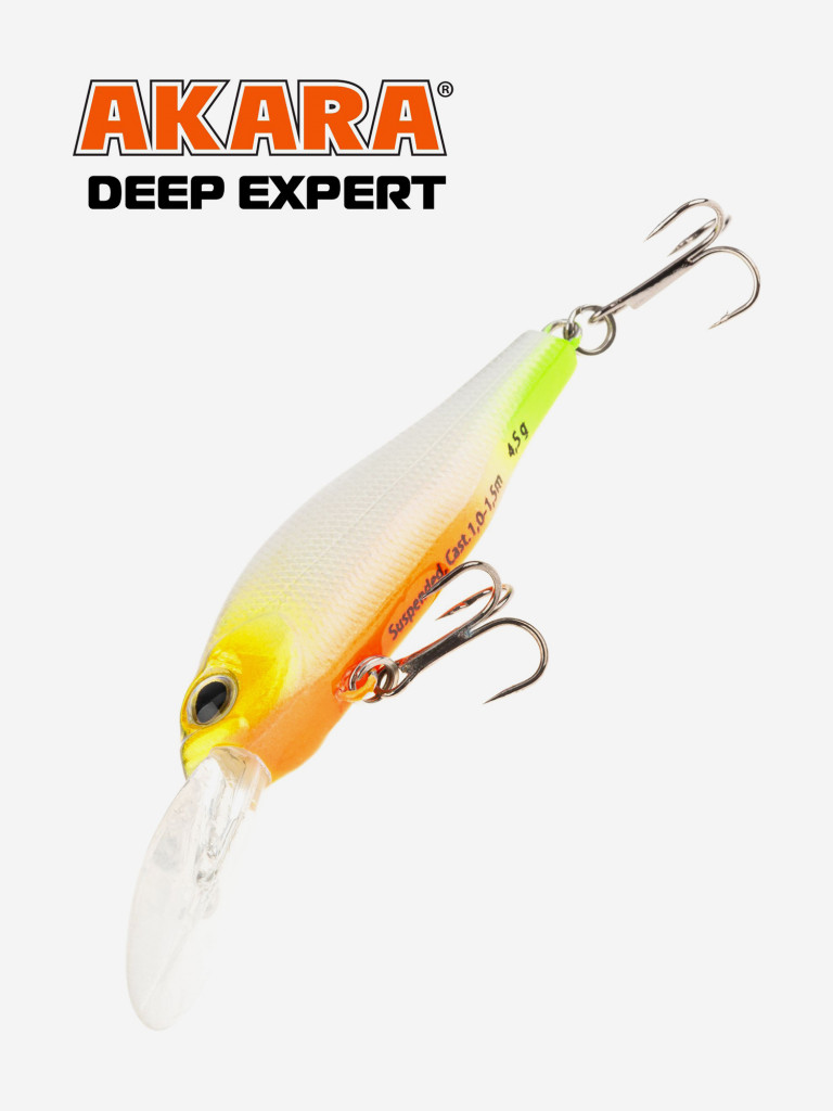 Воблер Akara Deep Expert суспендер, на окуня, щуку, голавля 50 мм. 4,5 гр. A76