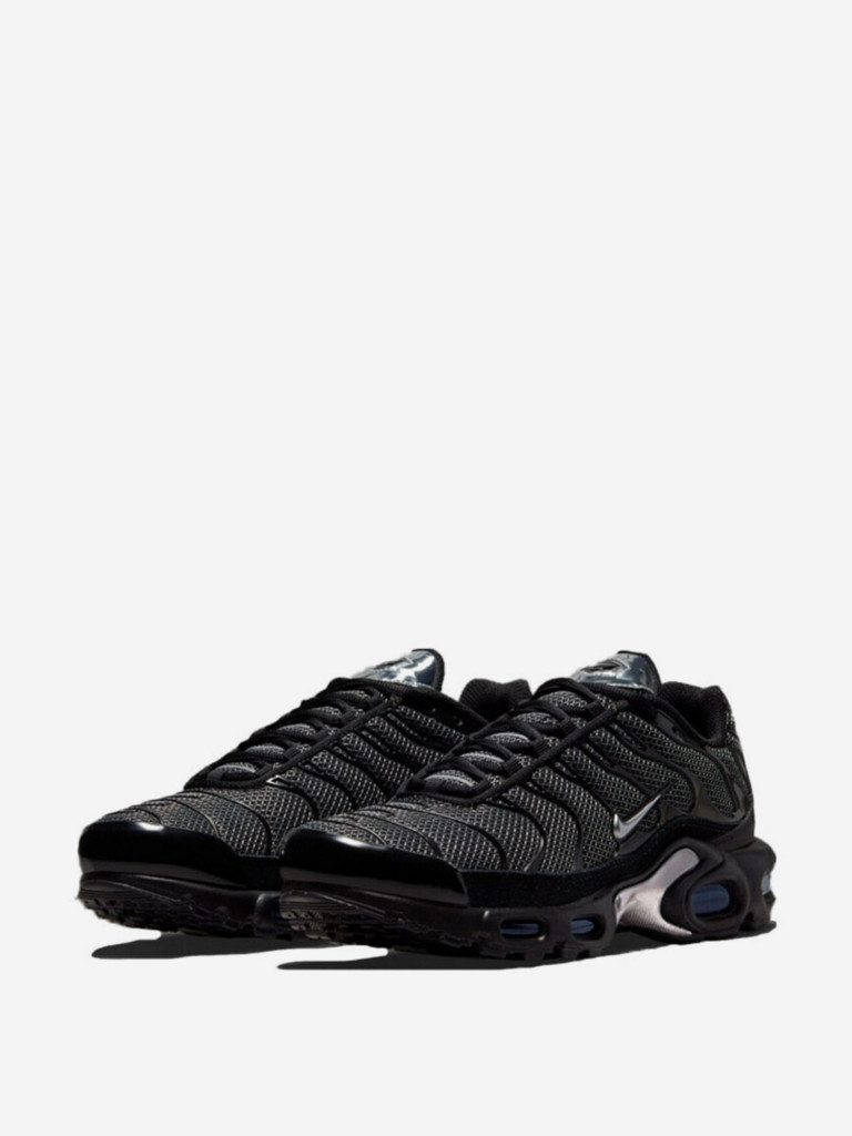 Кроссовки Nike Air Max Plus Black Suede Silver