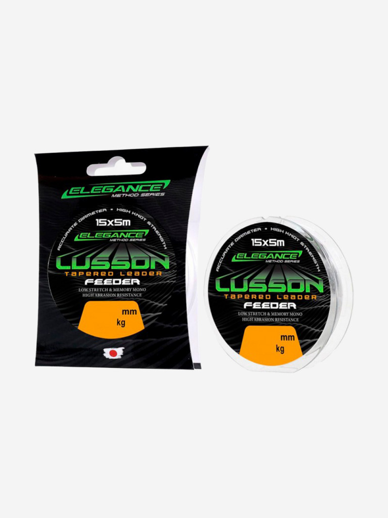 Лидер ELEGANCE METHOD Lusson Tapered Leader 15X5м 0.20мм-0.31мм 2.5-6кг
