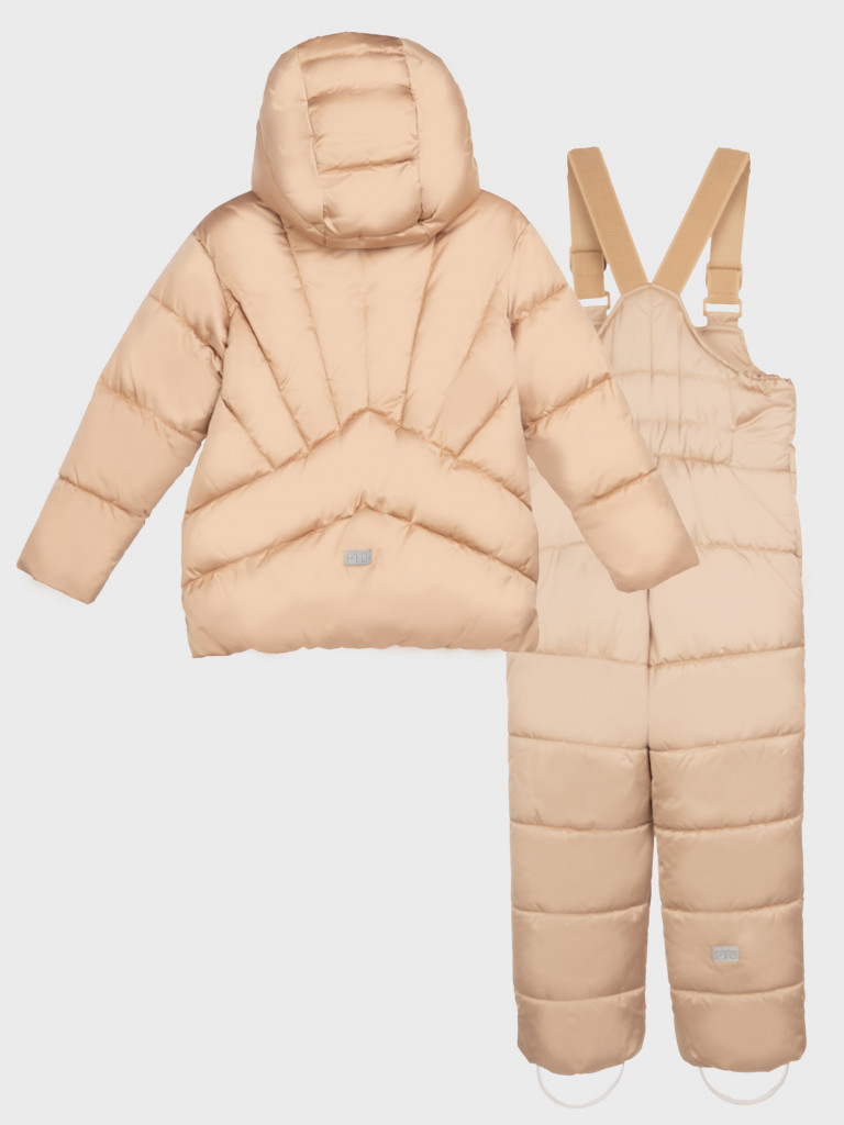 Комплект зимний для девочек: куртка, полукомбинезон PlayToday