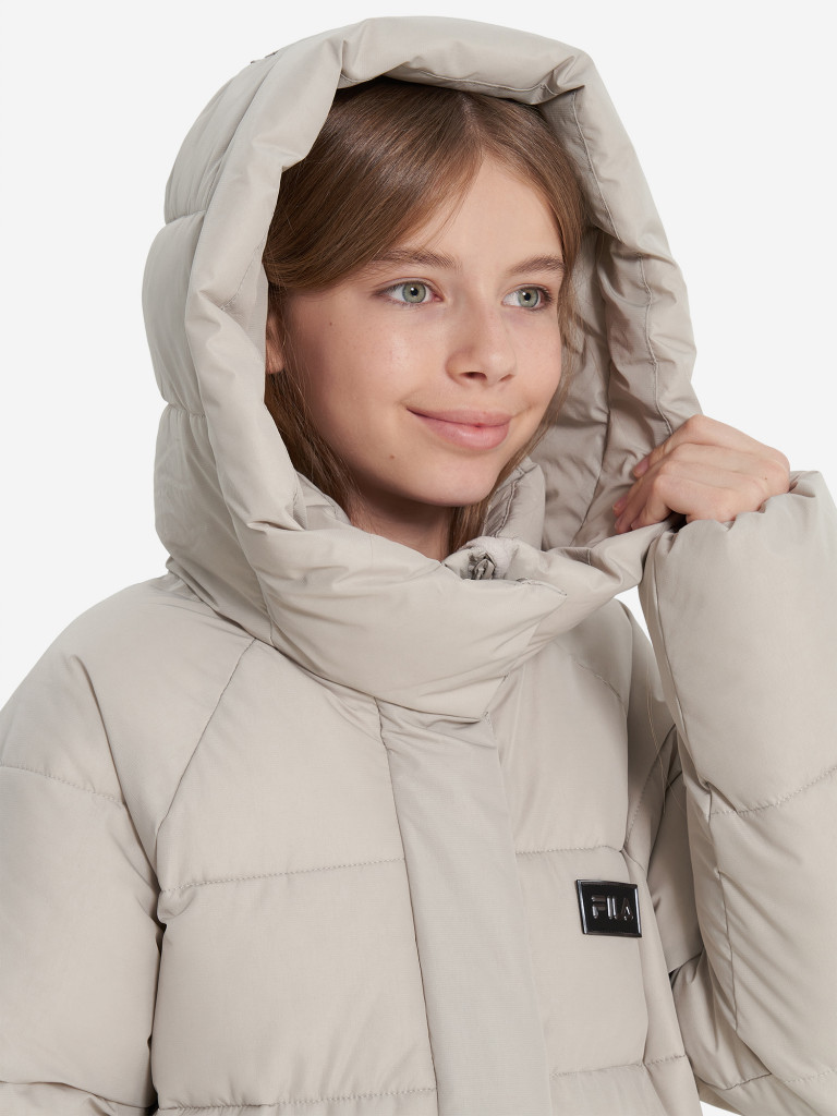 Пальто утепленное для девочек FILA