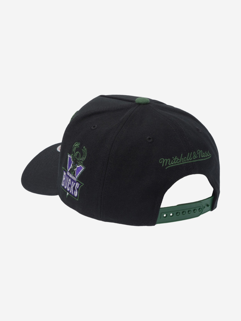 Бейсболка MITCHELL NESS HP12159-MBUBLCK Milwaukee Bucks NBA