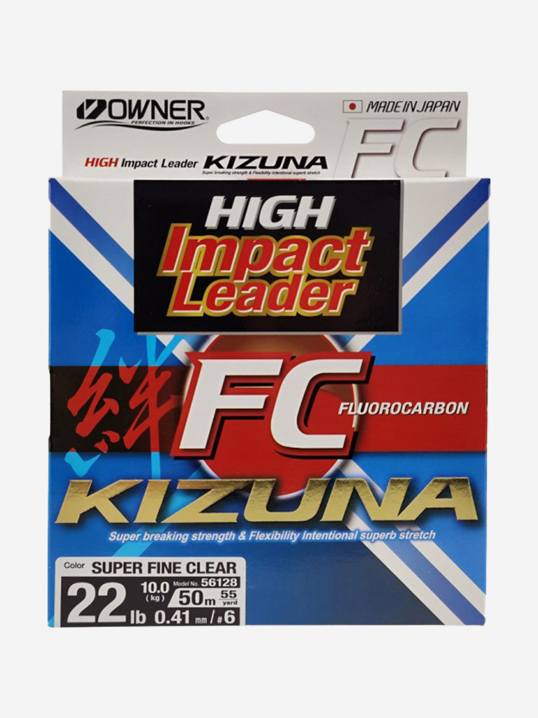 Леска Kizuna FC super clear OWNER 50м 0.41мм 9.98кг