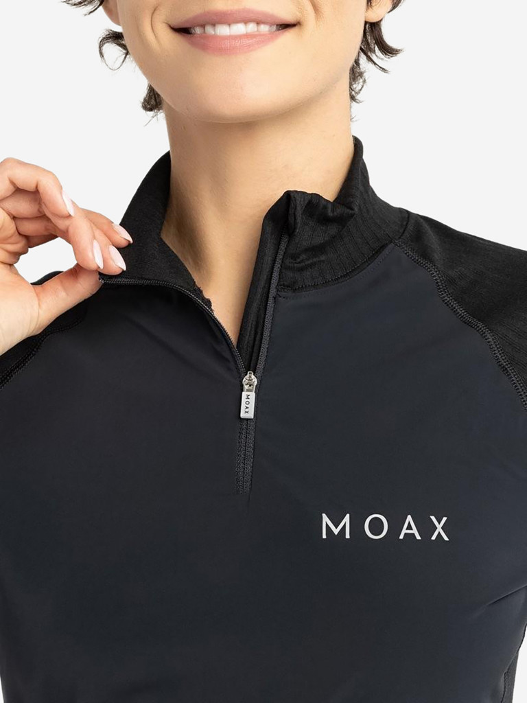 Термофутболка Moax Race Wind LS с воротником