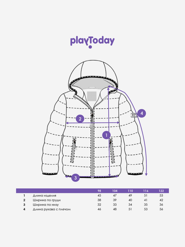Куртка демисезонная для девочки PlayToday