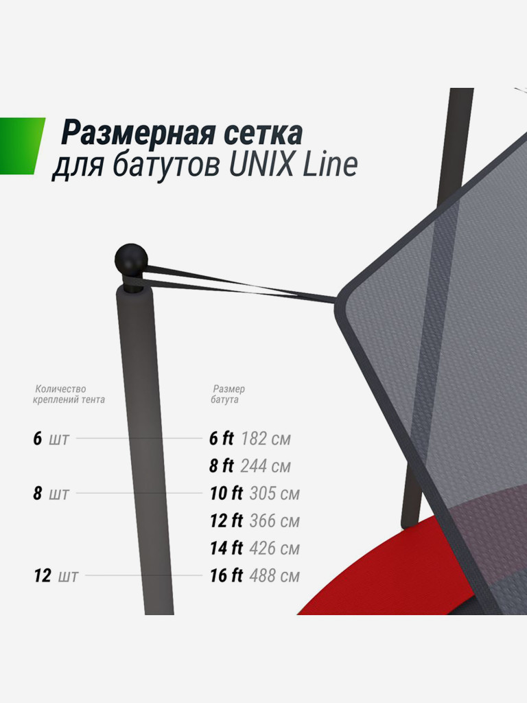 Солнцезащитный тент UNIX Line 366 см