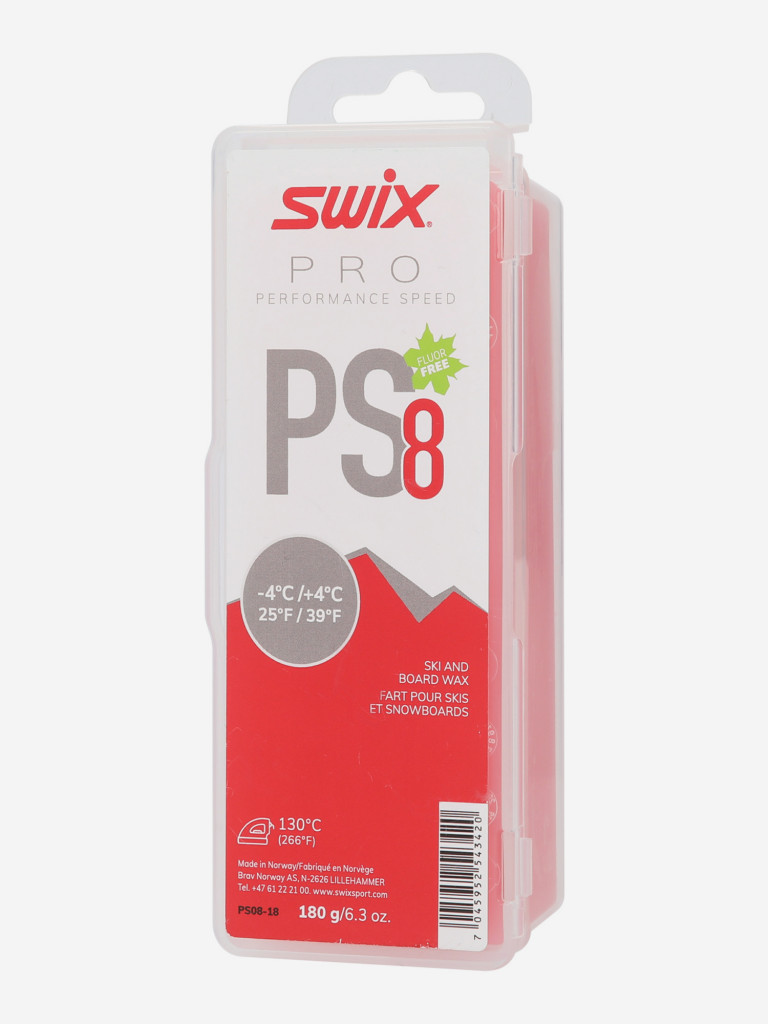 Мазь скольжения Swix PS8 Red, -4/+4°C