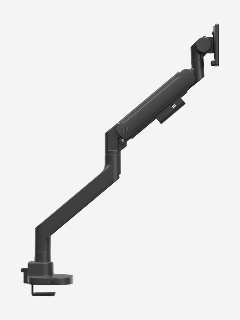 UNITEKI FMGT201BRD PRO LINE Кронштейн для монитора со струбциной системы газ лифт, поддерживающий большую нагрузку, диагональ 22-57" + адаптеры VESA