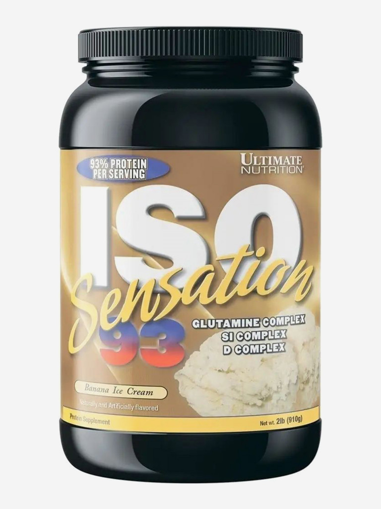 Протеин Ultimate Nutrition ISO Sensation, 910 г, Банановое мороженное
