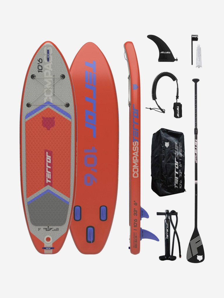SUP TERROR 10'6*33"*6" COMPASS red