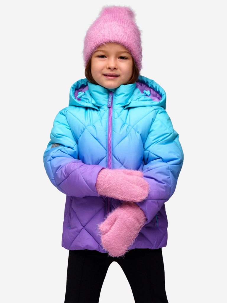 Комплект для девочки: шапка, варежки PlayToday