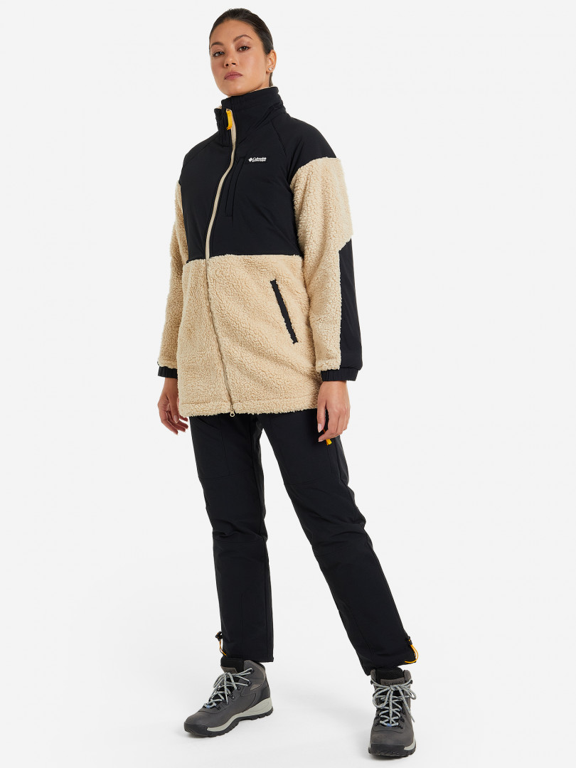 фото Джемпер флисовый женский columbia icons ballistic fleece, бежевый