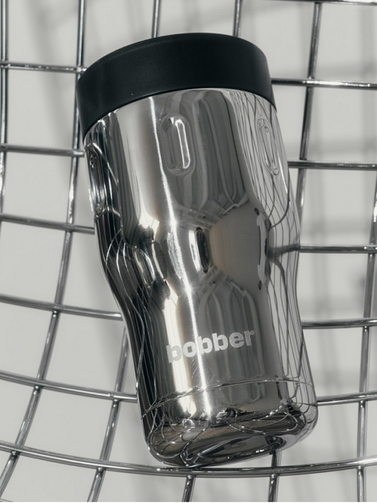 Термокружка вакуумная BOBBER Tumbler 350 мл, крышка 360, тепло до 6 часов, зеркальный