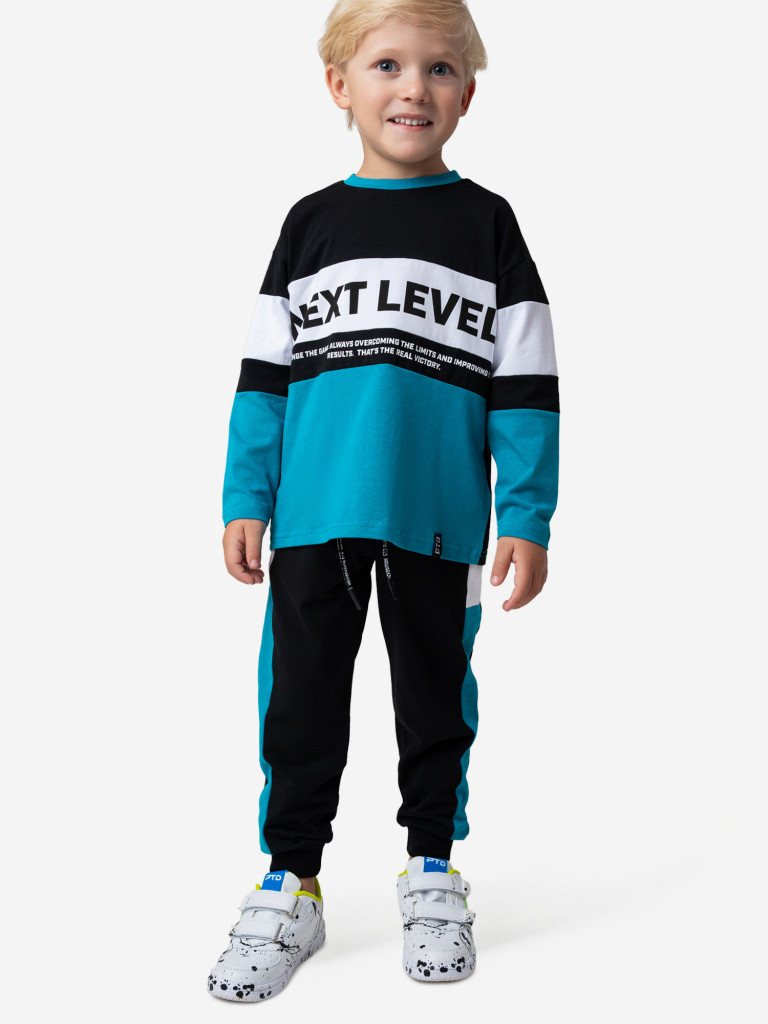 Комплект для мальчика: лонгслив, брюки PlayToday