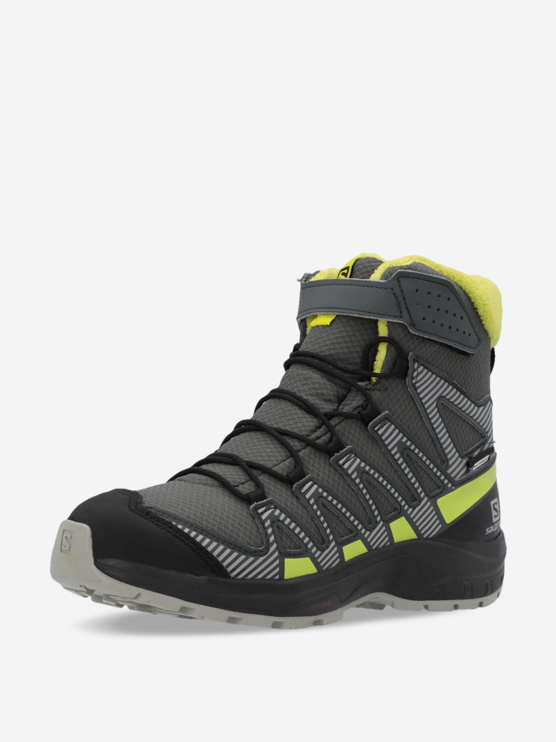 Ботинки утепленные для мальчиков Salomon Xa Pro V8 Winter Cswp J 29380120299 Зеленый, размер 30,32,33,31, фото 2