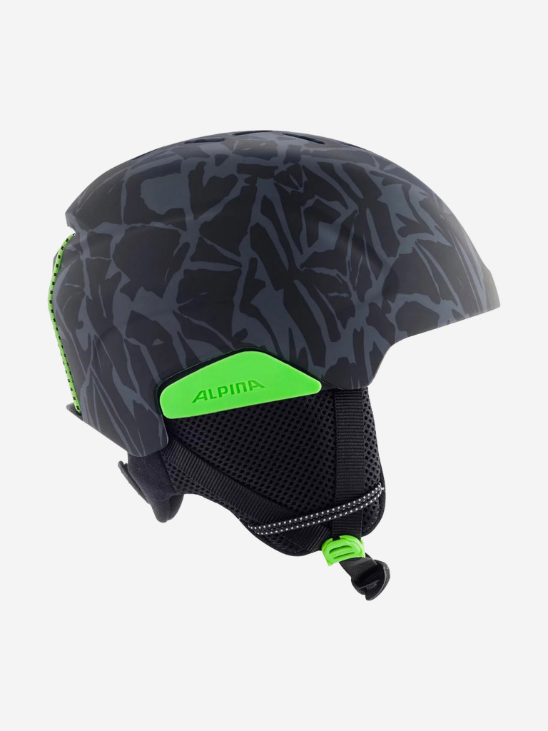 Горнолыжный шлем Alpina Pizi Black-Green Camo Matt