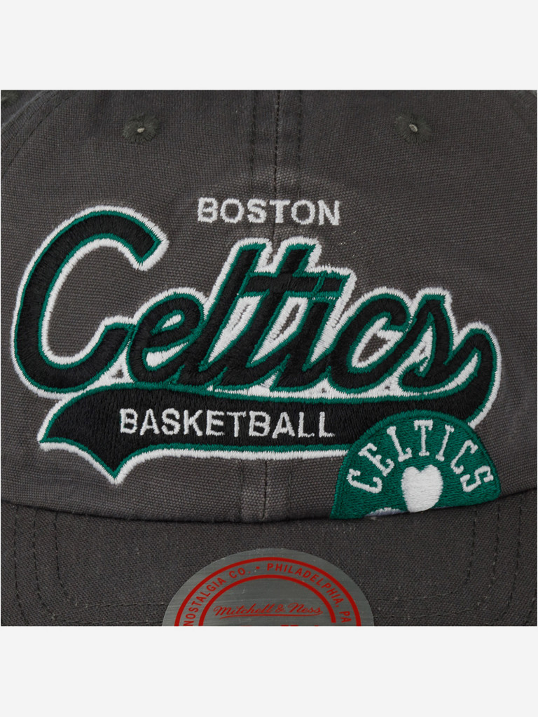 Бейсболка MITCHELL NESS HLUO1193-BCEYYPPPGREY Boston Celtics NBA (серый)