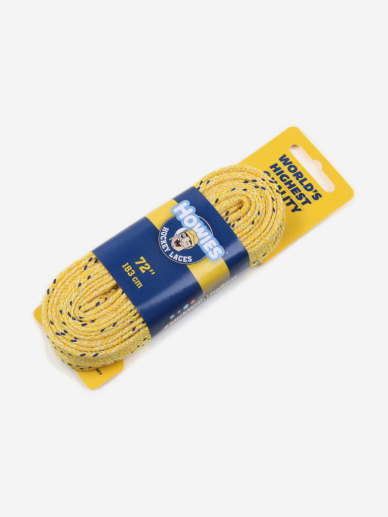 Шнурки хоккейные профессиональные без пропитки Howies (72"/183)