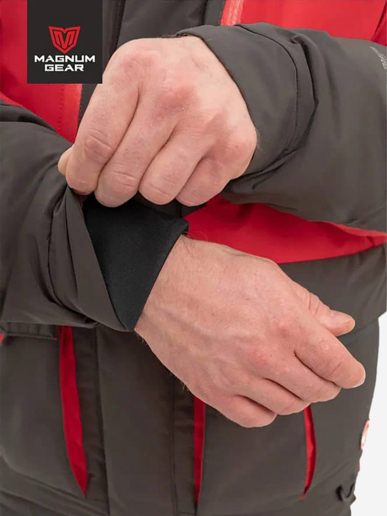 Костюм для рыбалки мужской MAGNUM GEAR TITAN 2 -45° С красный/графит