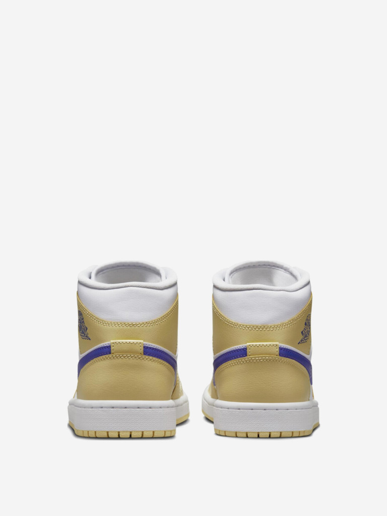 Кеды женские Jordan 1 Mid Lemon Wash