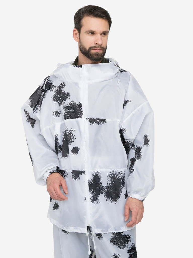 Костюм мужской на молнии Huntsman Метель маскировка Клякса Taffeta