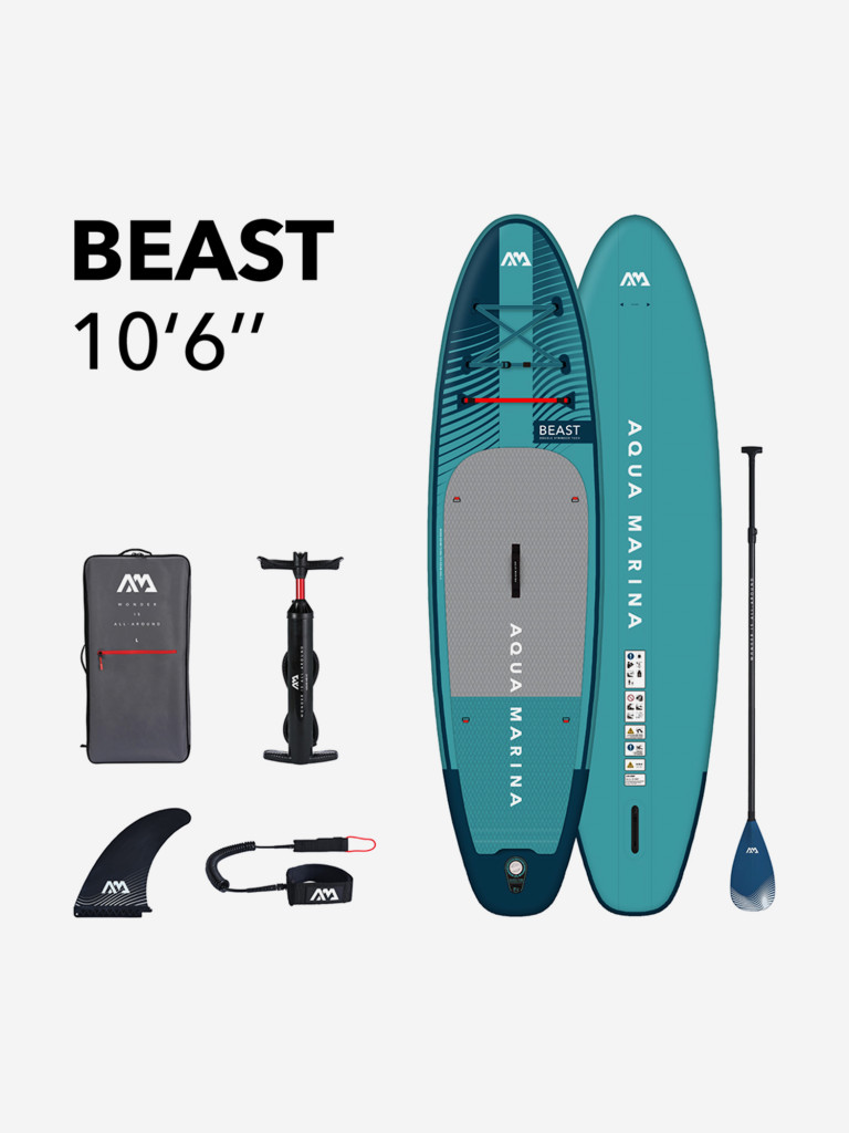 Надувной сапборд Aqua Marina BEAST 10'6" (320×81×15 см), универсальный