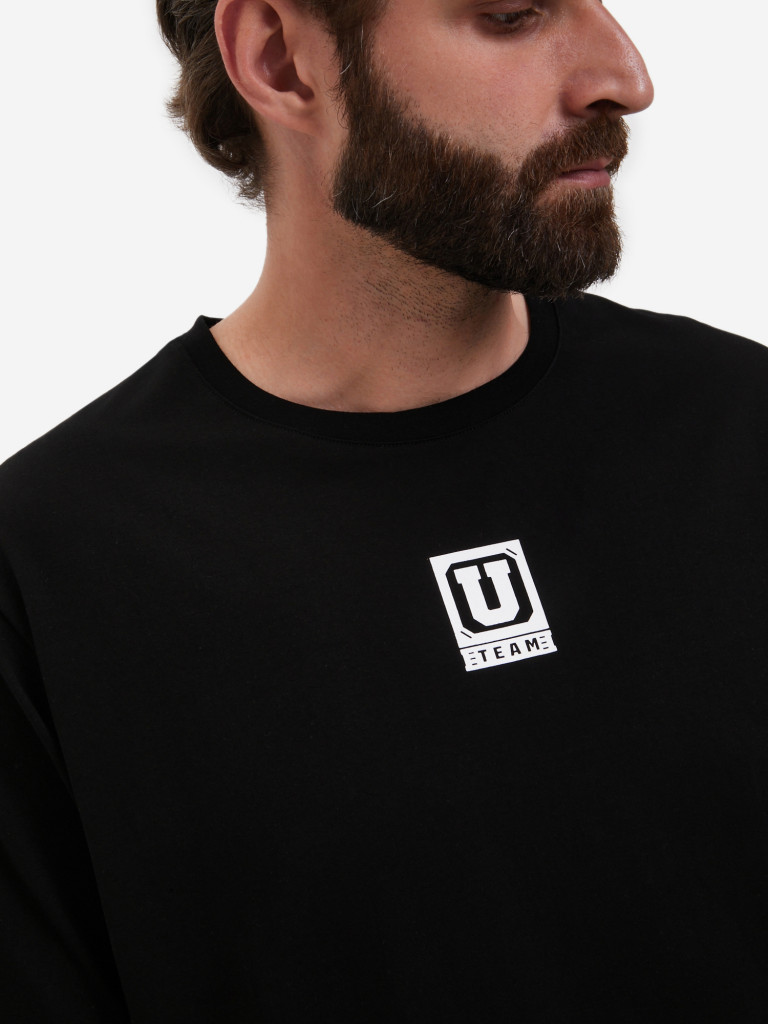 Черная спортивная футболка U TEAM