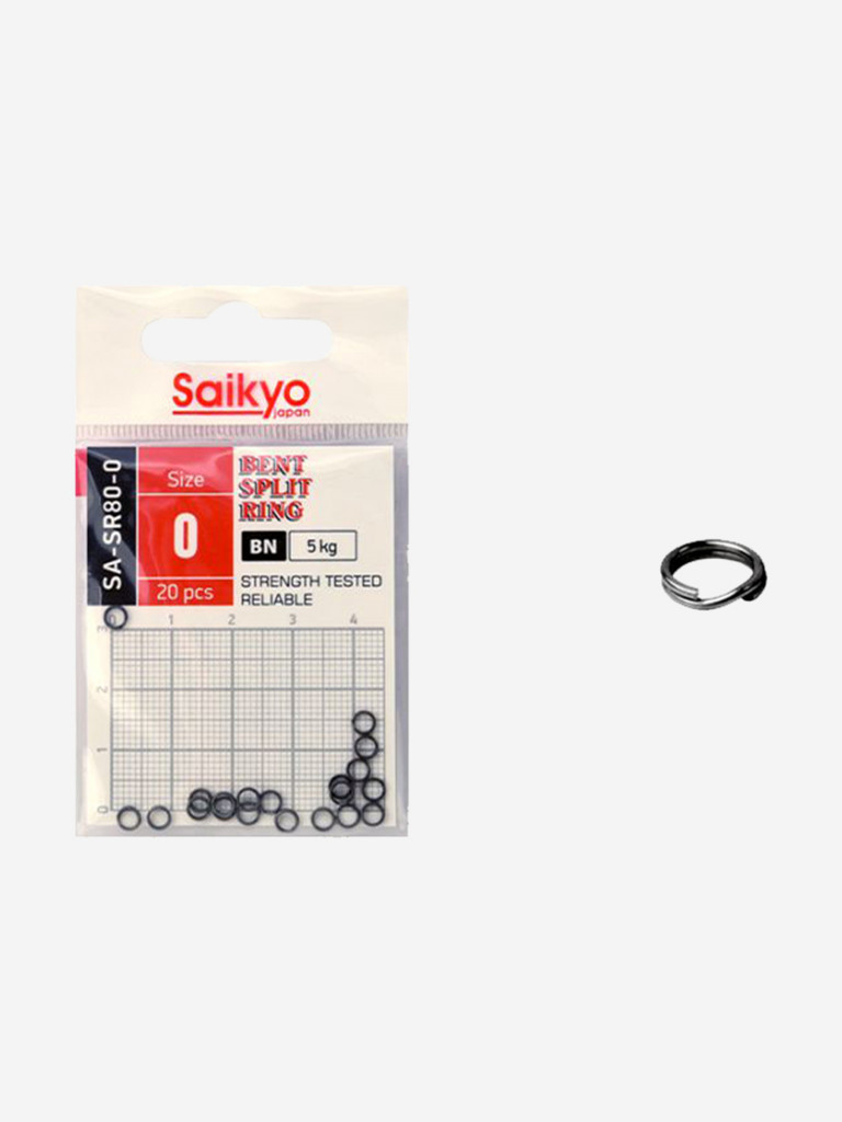 Заводное кольцо Saikyo SA-SR80-0 (1 упк. по 20 шт.)