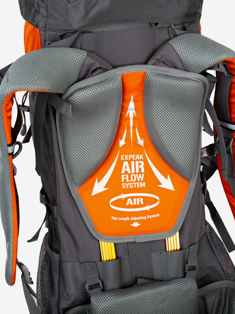 Рюкзак туристический Naturehike, 70л, оранжевый