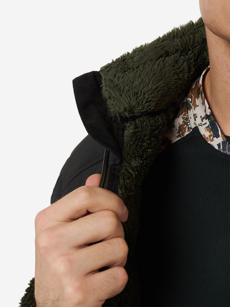 Кофта мужская HUT BORON на молнии хаки