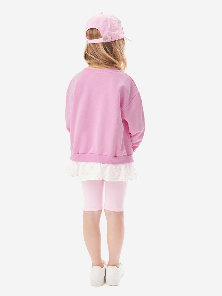 Свитшот из футера для девочек TOTTI KIDS