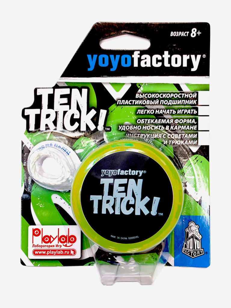 Йо-йо YoYoFactory TenTrick Желтый