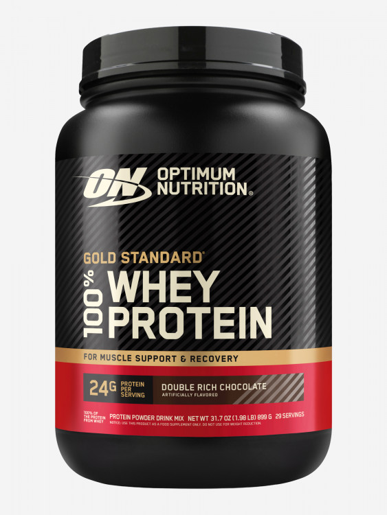 Протеин Optimum Nutrition Голд Стандарт 100% Вей, 899 г, Шоколад